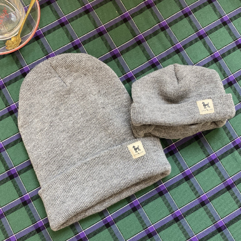 [NEW신상][무료배송] 해피댕댕 힙쟁이비니 2종 (블랙,그레이) S-L 11번째