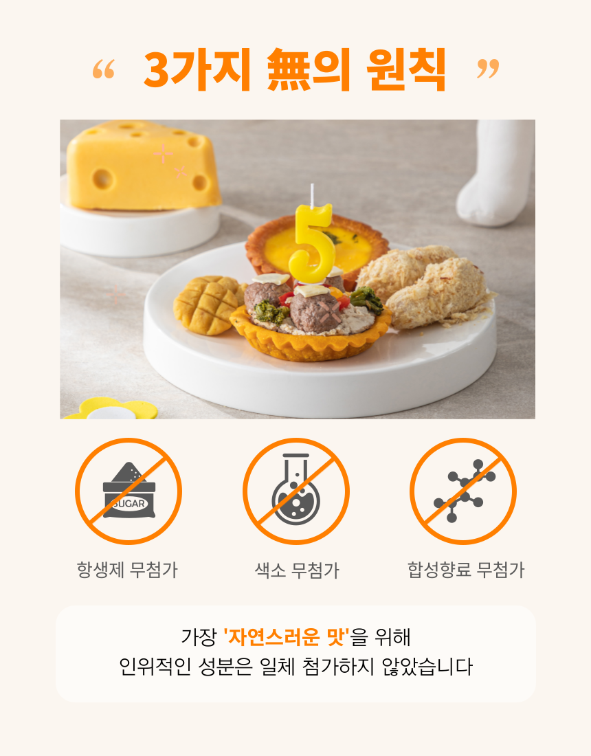 [무료배송] 오간식 독 생일파티 생일맛보기 세트 6번째