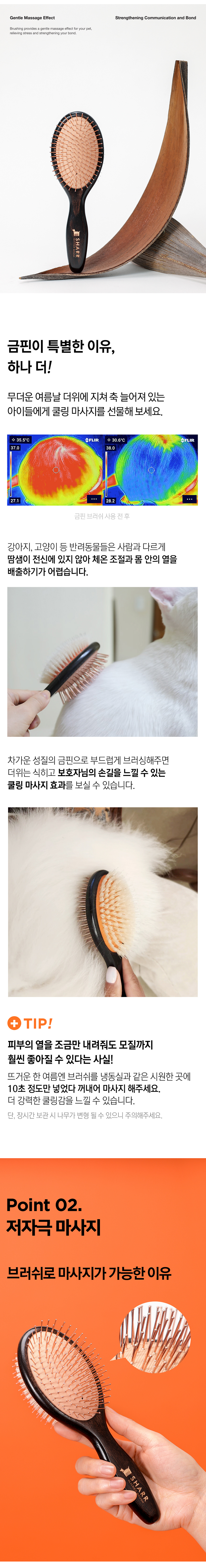 [NEW신상][무료배송] 샤르르 양면 펫 브러쉬 4번째