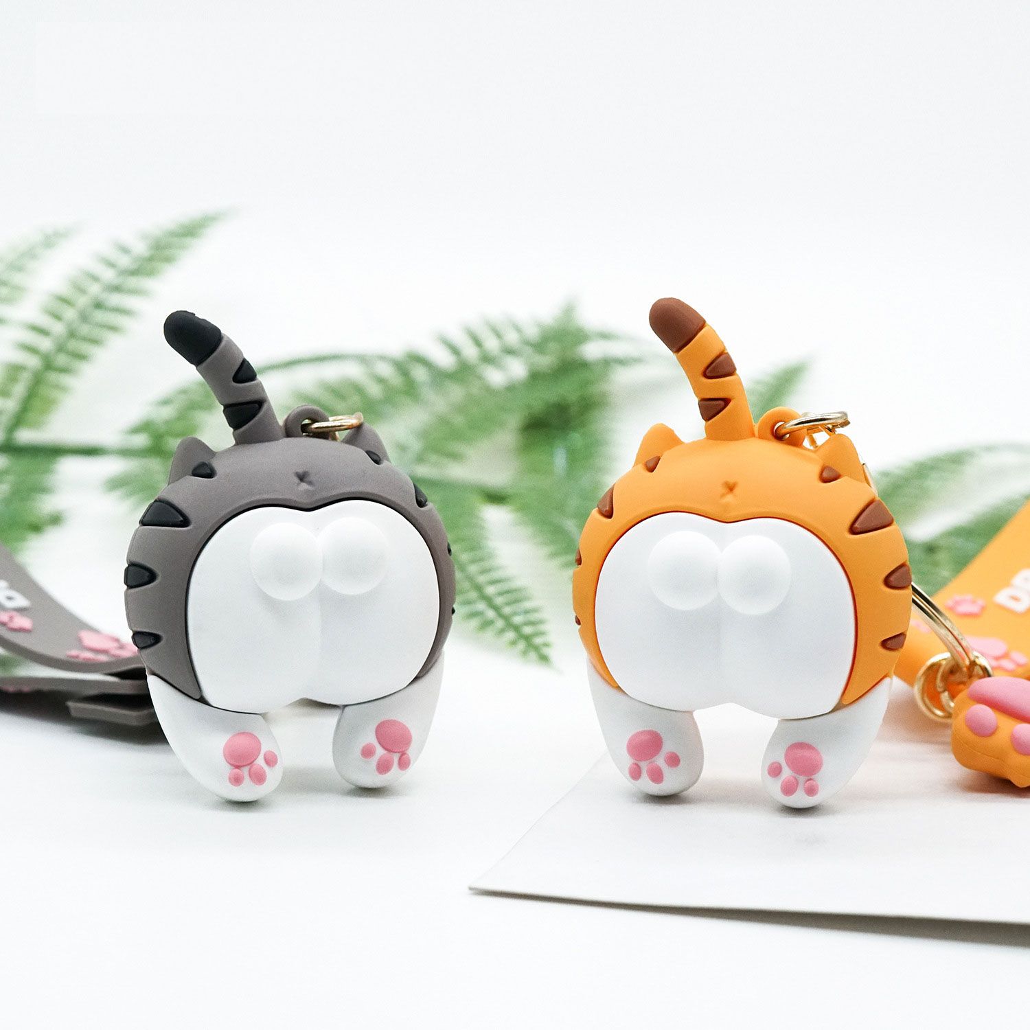 무료배송] 랄라닷 야옹이 궁딩 키링 오렌지/그레이 고양이 용품 | 반려동물 1등 쇼핑몰 - 펫프렌즈