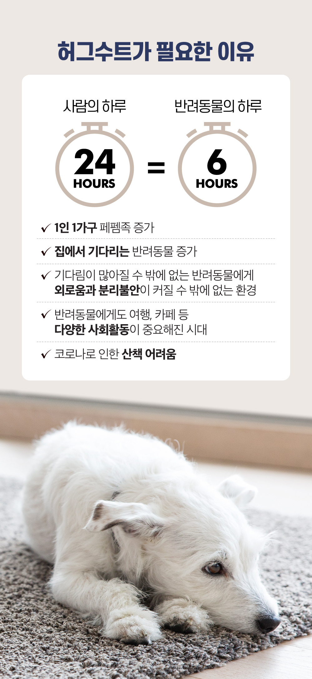 [무료배송] 래핑찰리 허그미셔츠 웜베이지 S-L 5번째