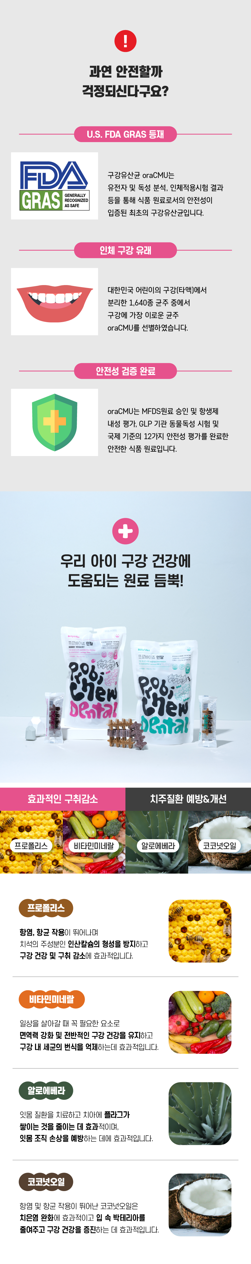 [무료배송] 빌리스벳 프로바이츄 덴탈 베리요거트 180g 3번째