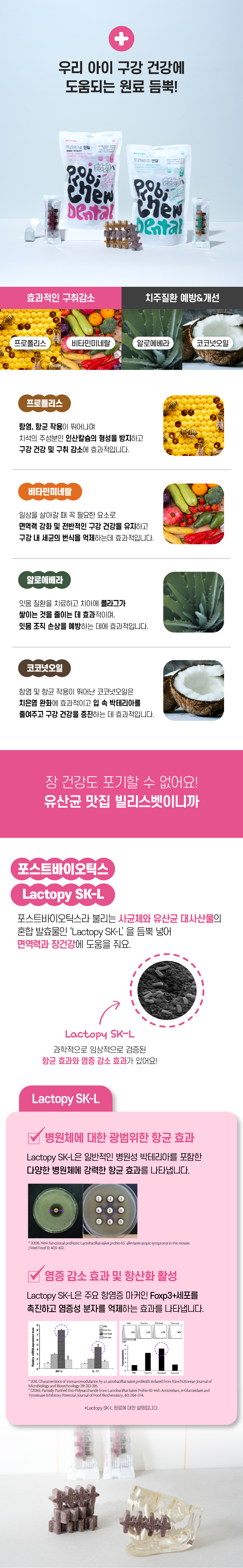 [무료배송] 빌리스벳 프로바이츄 덴탈 베리요거트 180g 4번째