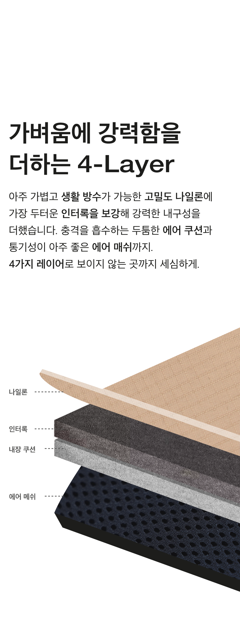 [NEW신상][무료배송] 코코넛즈 노터치 라이트 하네스 - 베이지 11번째
