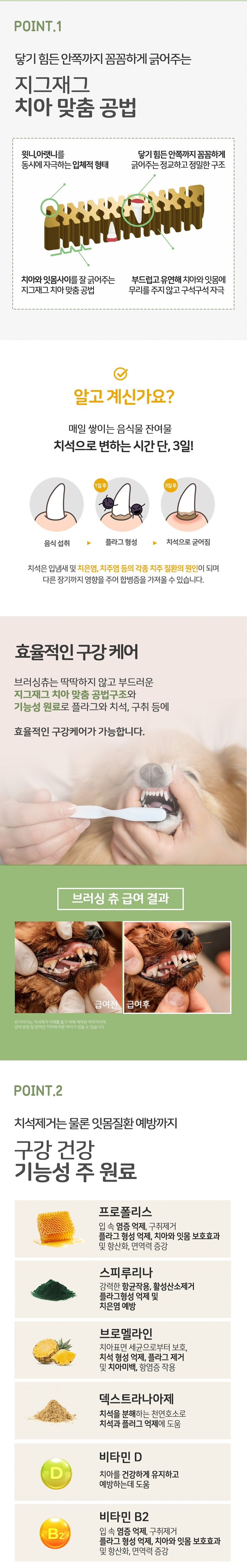 누터스가든 브러싱츄 덴탈껌 100개입 4번째