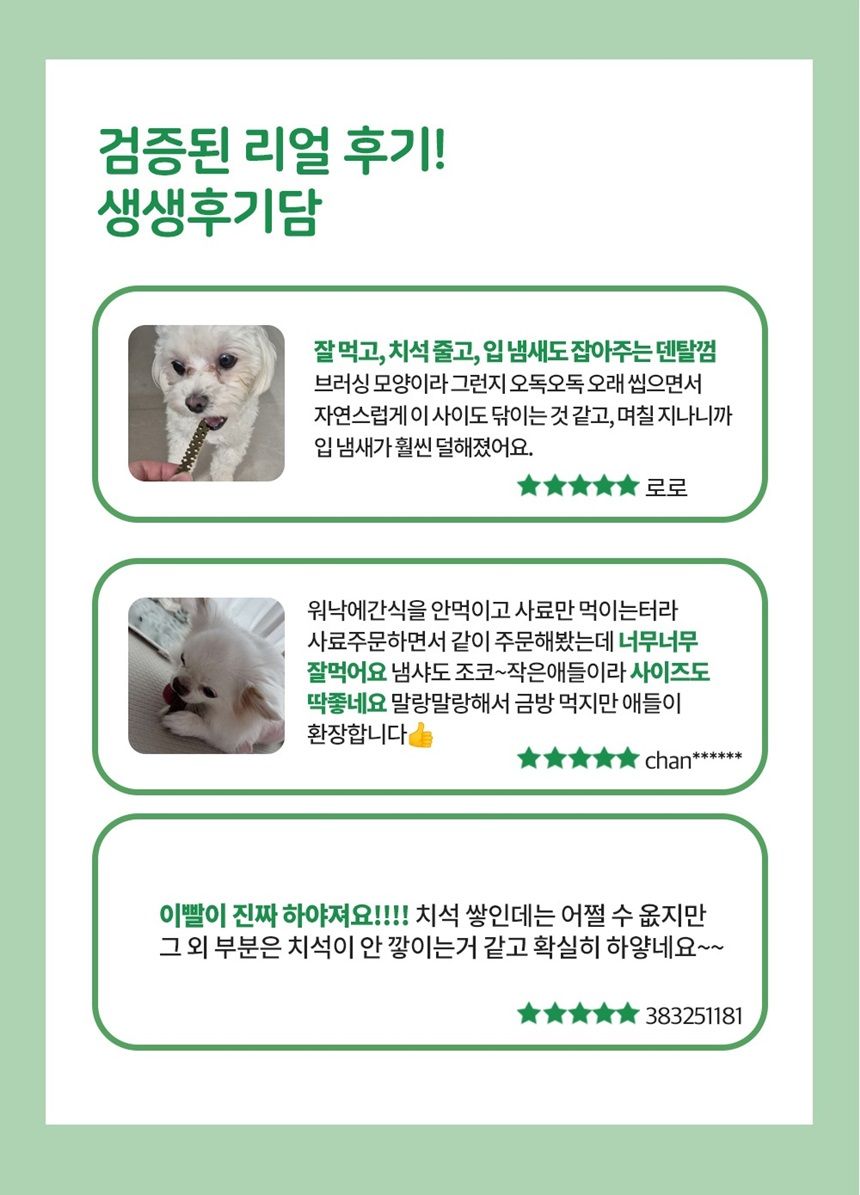누터스가든 브러싱츄 덴탈껌 100개입 2번째