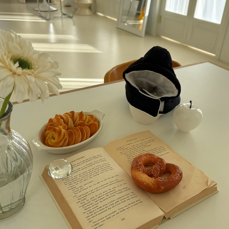 [NEW신상][무료배송] 해피댕댕 3초컷벨크로후드패딩 4종 (블랙,브라운,블루,옐로우) S-XL 8번째