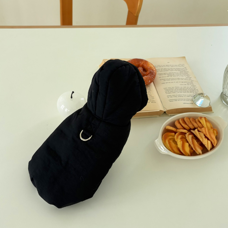 [NEW신상][무료배송] 해피댕댕 3초컷벨크로후드패딩 4종 (블랙,브라운,블루,옐로우) S-XL 9번째