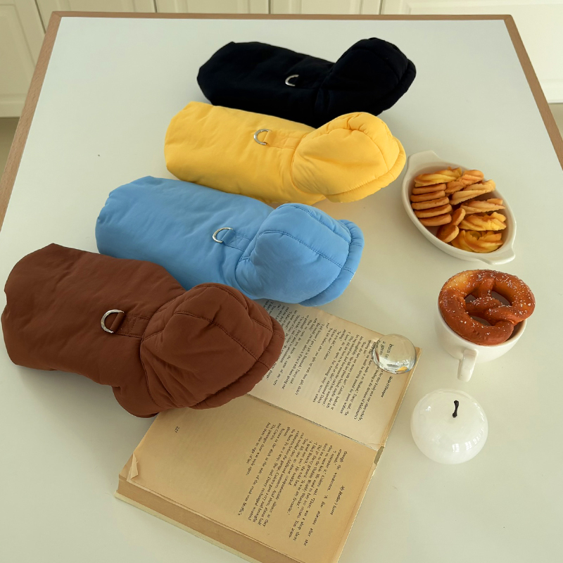 [NEW신상][무료배송] 해피댕댕 3초컷벨크로후드패딩 4종 (블랙,브라운,블루,옐로우) S-XL 6번째