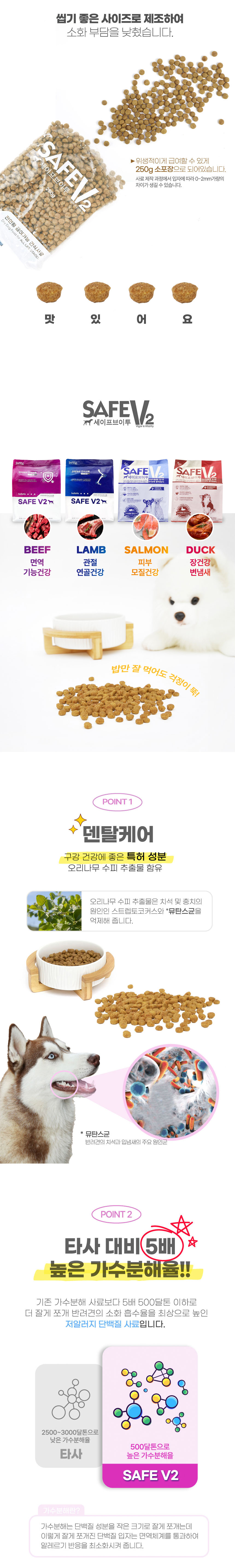 [NEW신상][무료배송] 세이프브이투 독 저알러지 면역력 소고기 2kg 3번째