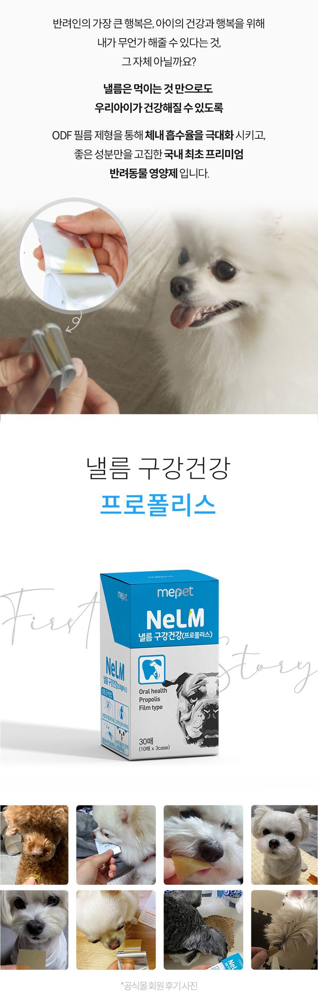 [추가증정] 미펫 낼름 구강 30매입 + 10매입 증정 14번째