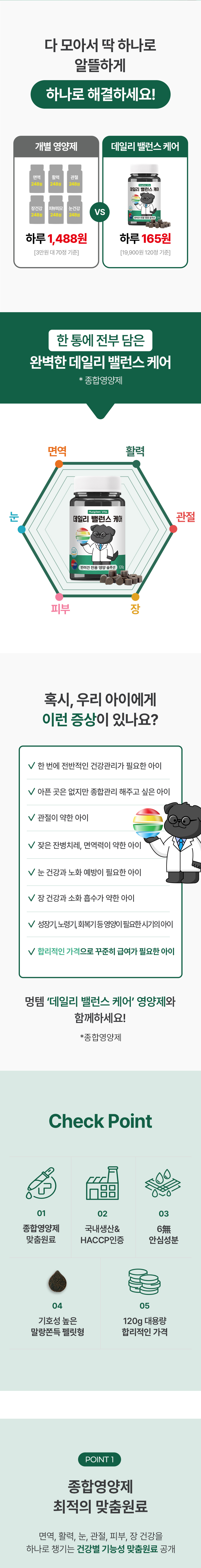 [NEW신상][무료배송] 멍템 데일리 밸런스 케어 종합영양제 120정 2번째