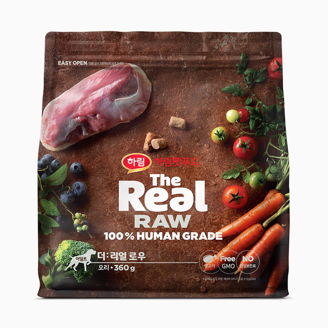 더리얼 독 로우 오리 어덜트 제품