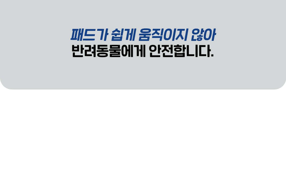 [무료배송][2개] 페스룸 독 스마일 패드 대형 20매 17번째