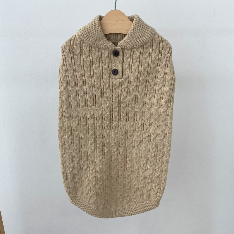[무료배송] 해피댕댕 우디케이블니트 S - 3XL 13번째