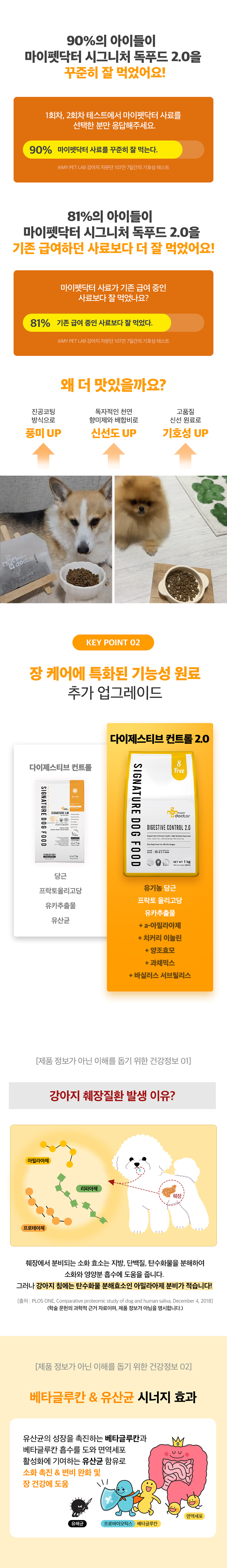 [무료배송] 마이펫닥터 독 시그니처2.0 다이제스티브 컨트롤 1kg 1번째