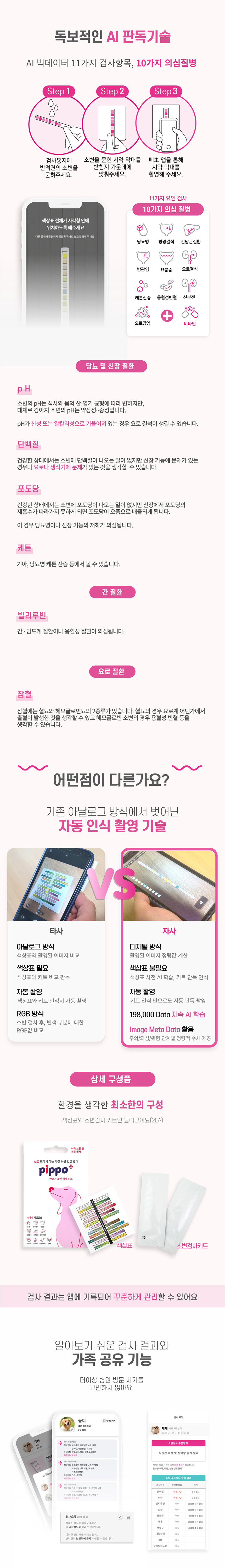 [NEW신상][무료배송] 개과천선 삐뽀(pippo) 소변검사 키트 4회분 3번째