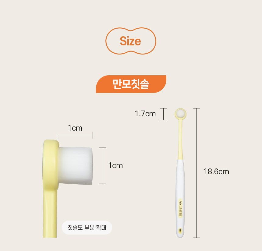 [NEW신상]리스펫 치석제거 바르는 치약 70g + 만모칫솔 1세트 17번째