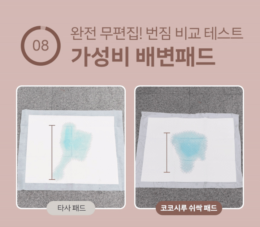 [무료배송] 코코시루 라인프렌즈 쉬싹 배변패드 소형/대형 17번째