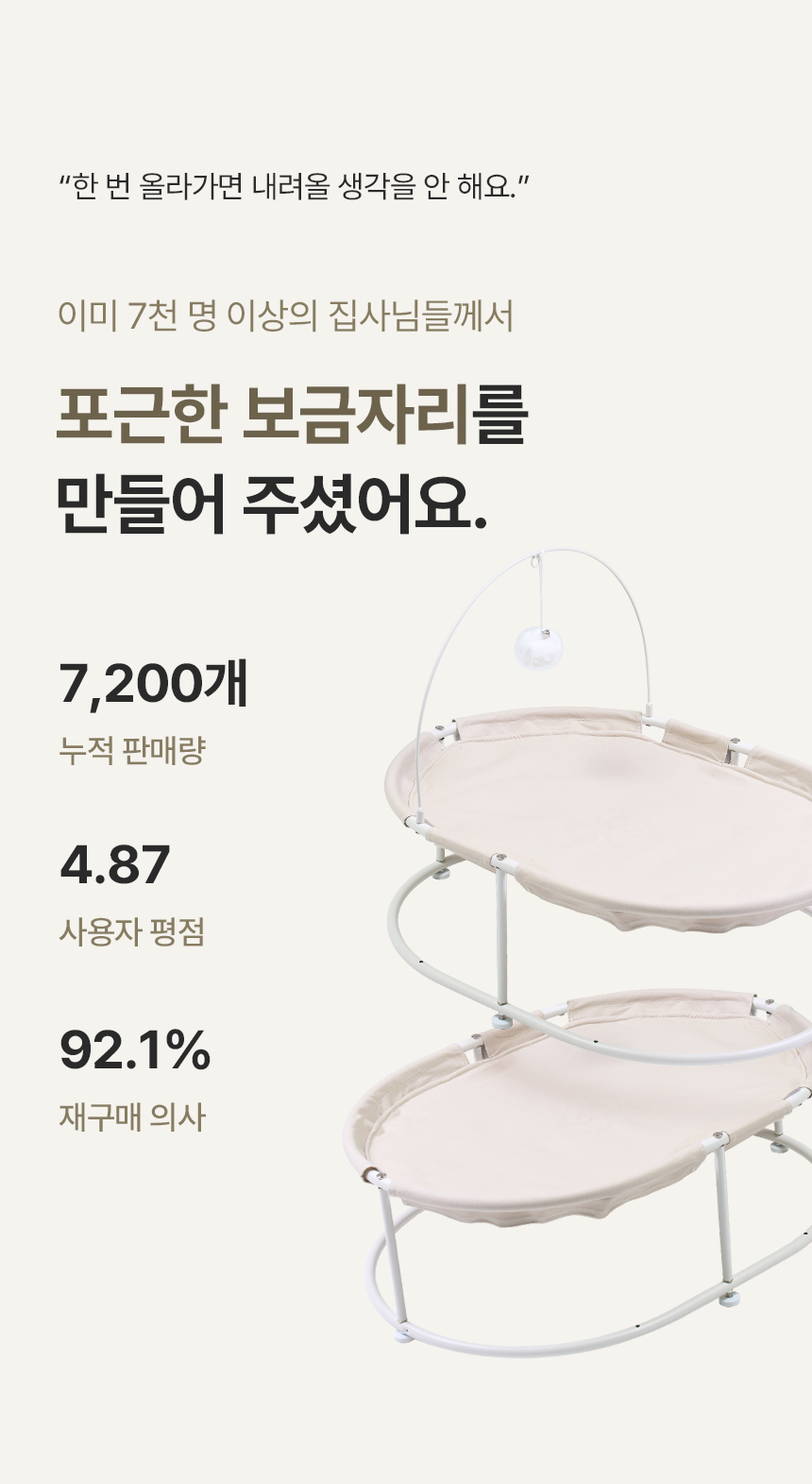 [NEW신상][무료배송] 세이펫 해먹침대 3번째