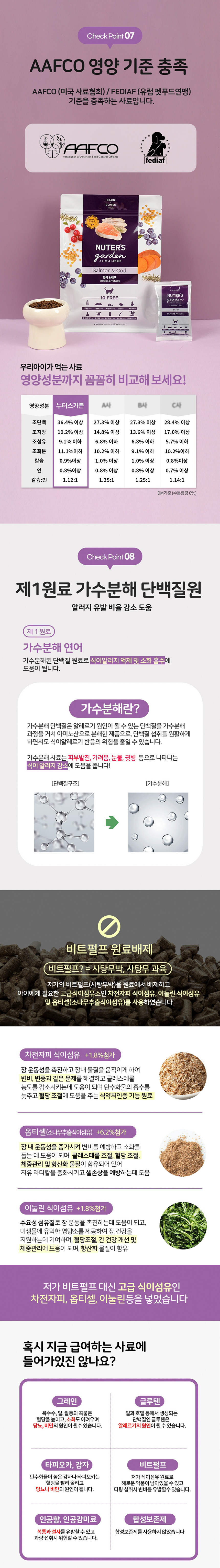 [무료배송] 누터스가든 연어앤대구 캣 2kg 헤어볼 장건강 6번째