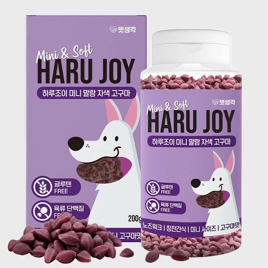 펫생각 독 하루조이 미니말랑 자색고구마 200g (700알)