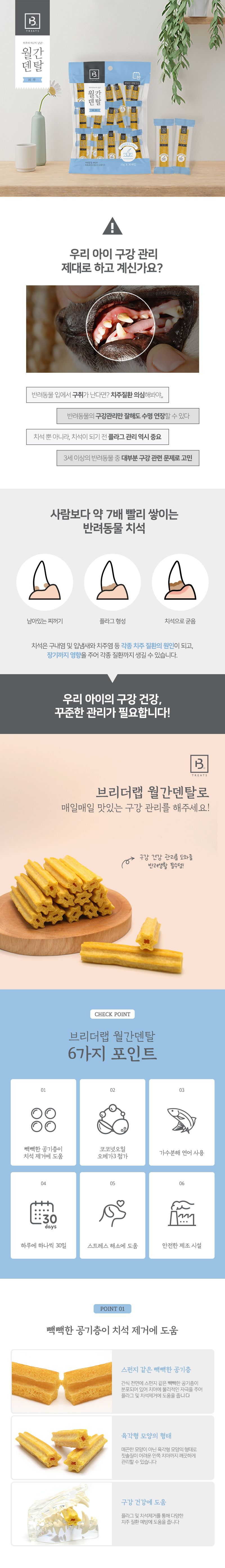 브리더랩 독 월간덴탈 피부 30P 1번째