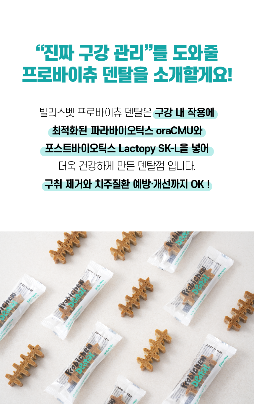 [무료배송] 빌리스벳 프로바이츄 덴탈 180g 7번째