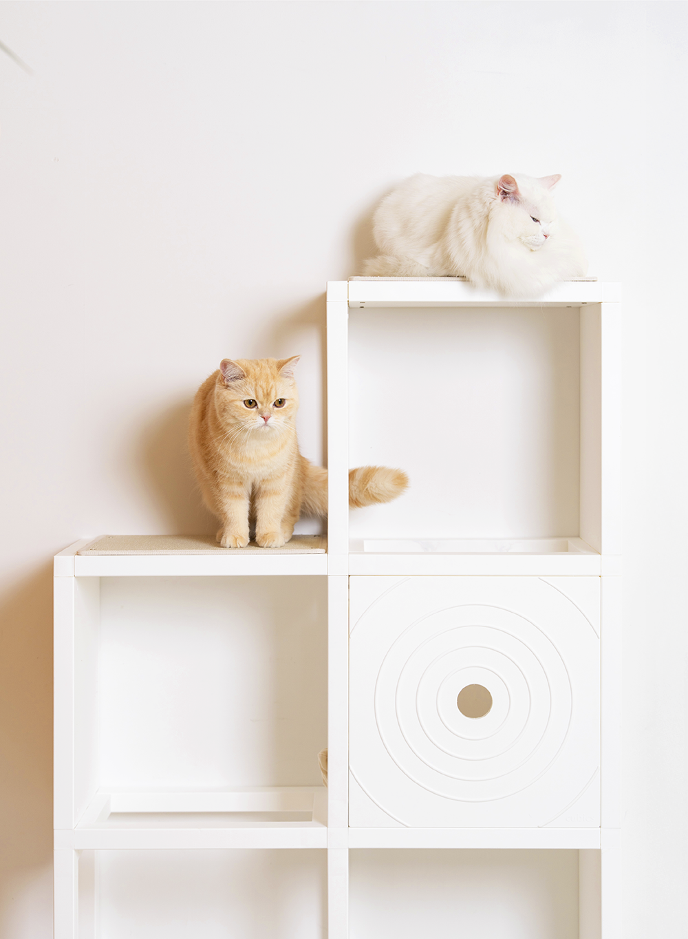 [NEW신상][무료배송] 큐빅스펫 고양이 타워 2x4 멀티 B+ 커버 세트 6color  +스크래쳐1장 포함 40번째
