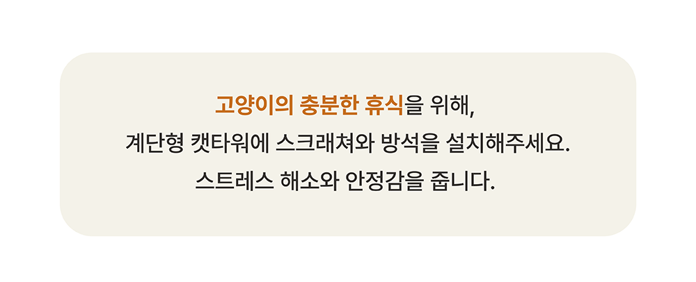 [NEW신상][무료배송] 큐빅스펫 고양이 타워 2x4 멀티 B+ 커버 세트 6color  +스크래쳐1장 포함 32번째