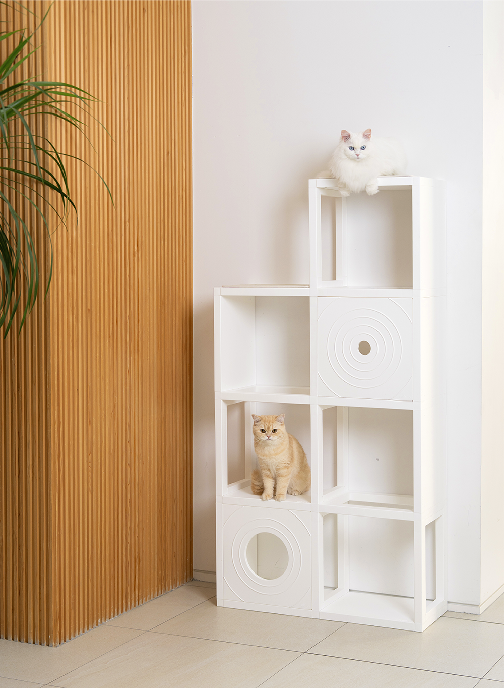[NEW신상][무료배송] 큐빅스펫 고양이 타워 2x4 멀티 B+ 커버 세트 6color  +스크래쳐1장 포함 39번째