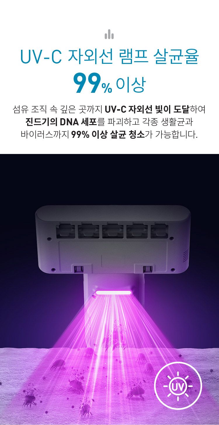 [신년특가]파나소닉 UV살균 이불 침구청소기  9번째