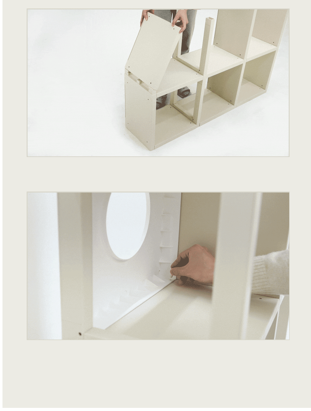 [NEW신상][무료배송] 큐빅스펫 거실장 터널 캣타워 4X1+ 커버 세트 6color  +스크래쳐1장 포함 41번째