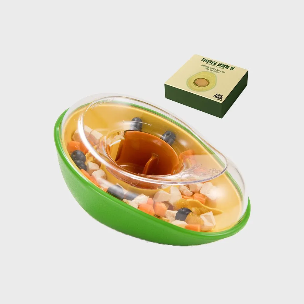 포우퀘스트 아보카도 흘림방지 노즈워크 오뚝이 장난감 (+레벨업링 추가 선택)