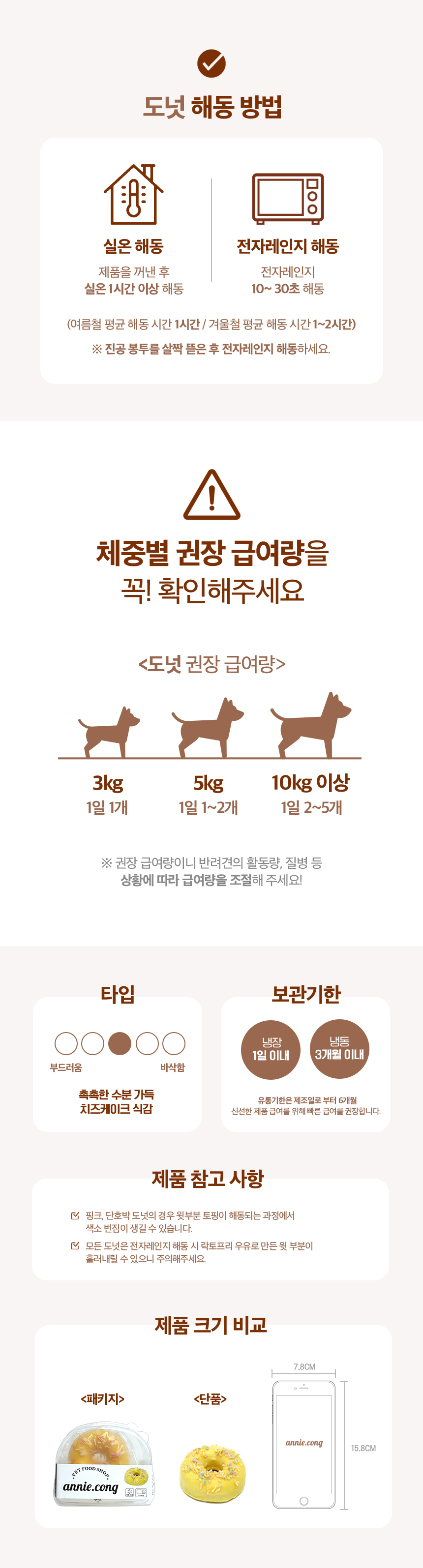 [NEW신상][무료배송] 애니콩 독 보라 생일상 (블루베리케이크/우유도넛/시금치파운드/초롱이쿠키) 16번째