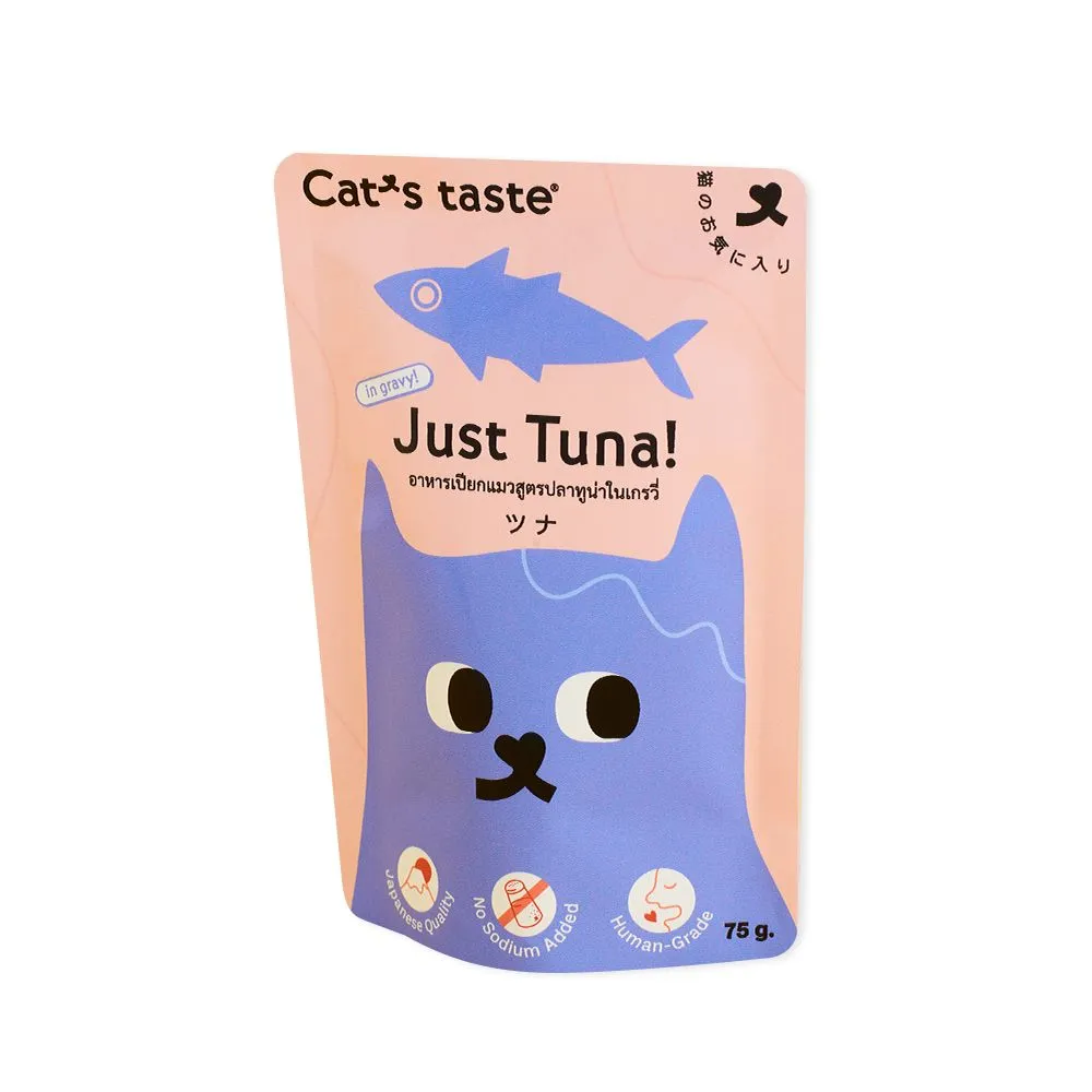 캣츠테이스트 참치 그레이비 파우치 75g