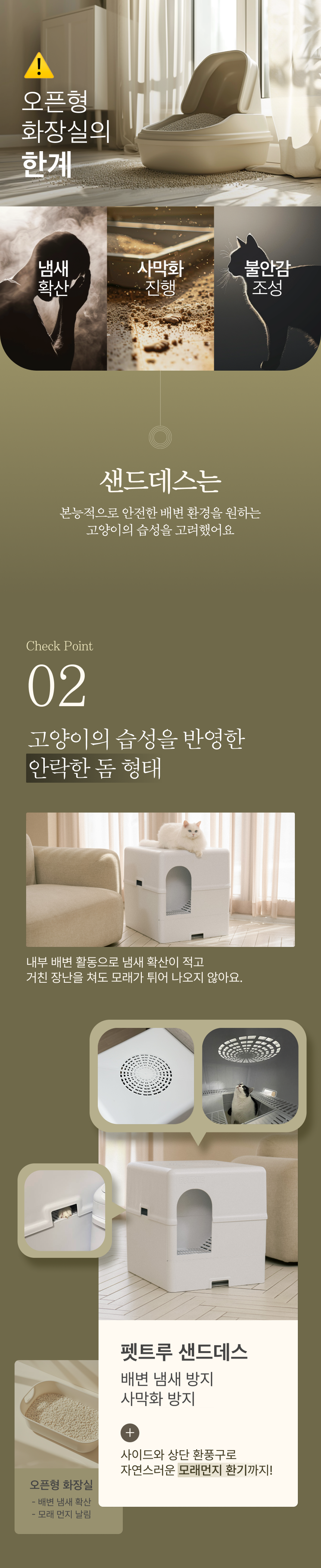 [NEW신상][무료배송] 펫트루 사막화방지 SAND-DEATH 화장실 23번째