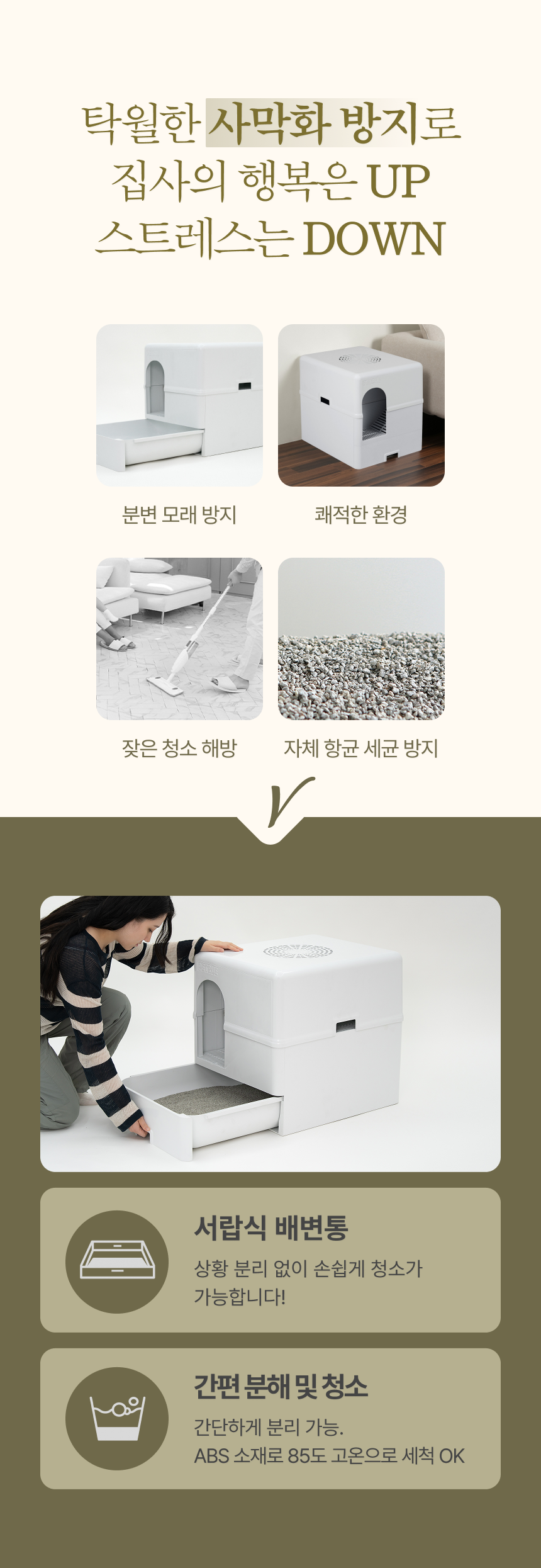[NEW신상][무료배송] 펫트루 사막화방지 SAND-DEATH 화장실 31번째