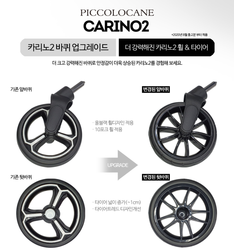 [무료배송] 피콜로카네 유모차 카리노2 멜란지블루 (DG-528)  1번째