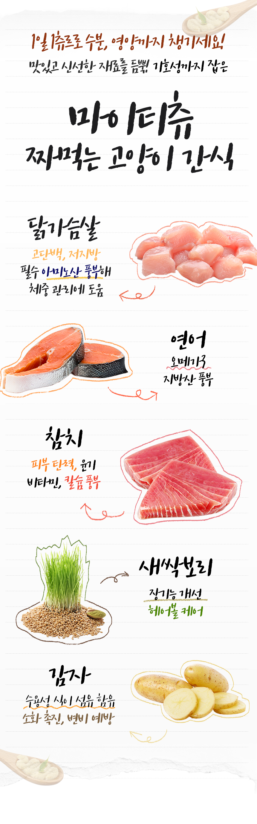[무료배송] 마이티펫 고양이 간식 마이티츄 30P [모음] 2번째
