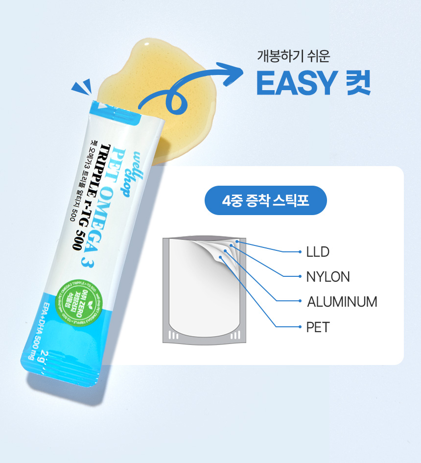 [창고대방출] 웰찹 펫 오메가3 트리플 r-TG 500 30일 16번째
