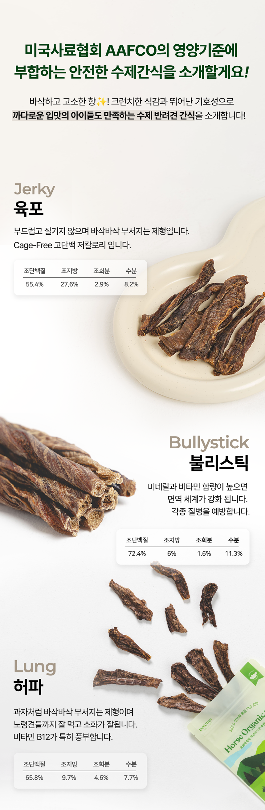 [NEW신상][무료배송] 벨체르 프리미엄 저알러지 말고기 허파 30g 18번째