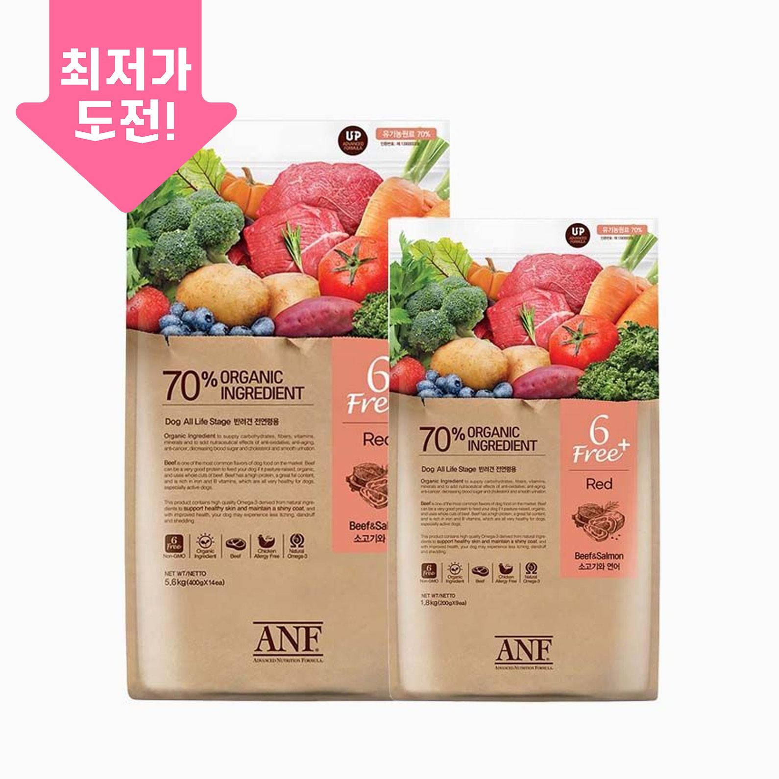 ANF 독 6 Free 플러스 소고기&연어 모음 0번