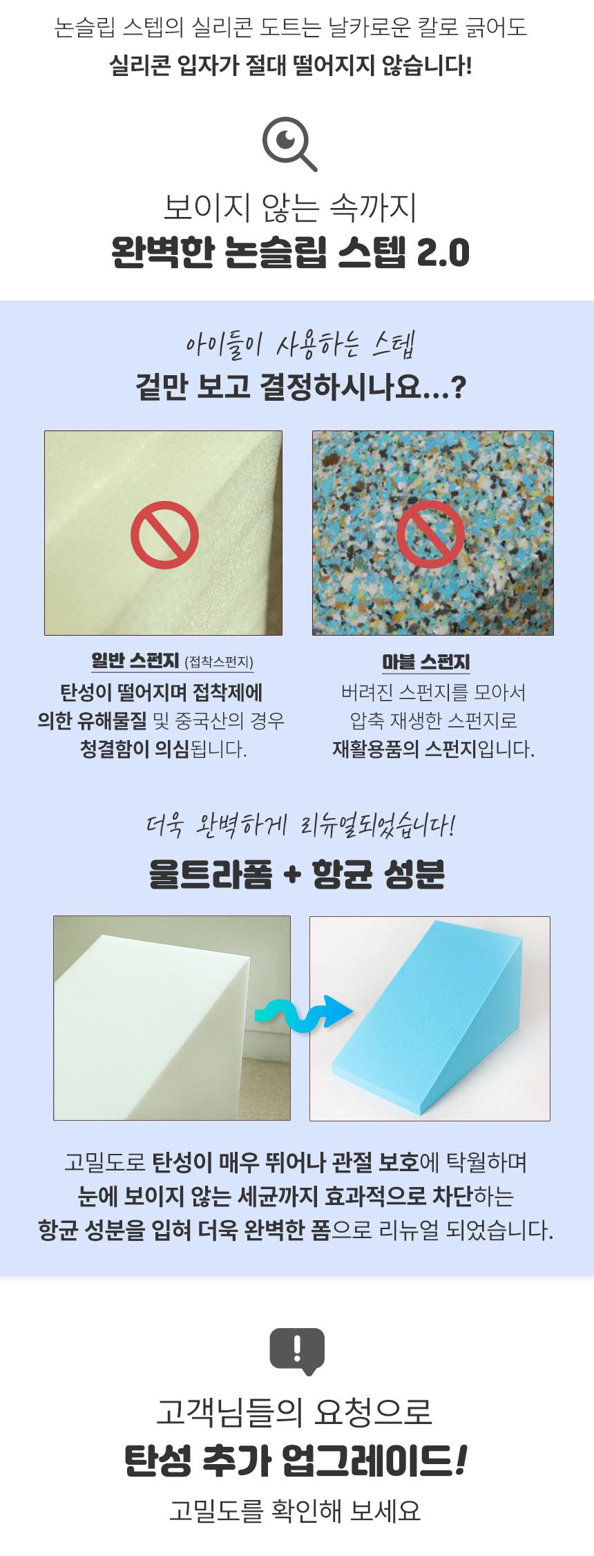[무료배송] 초코펫하우스 논슬립스텝 2.0 소형 그레이/베이지/민트/핑크 16번째