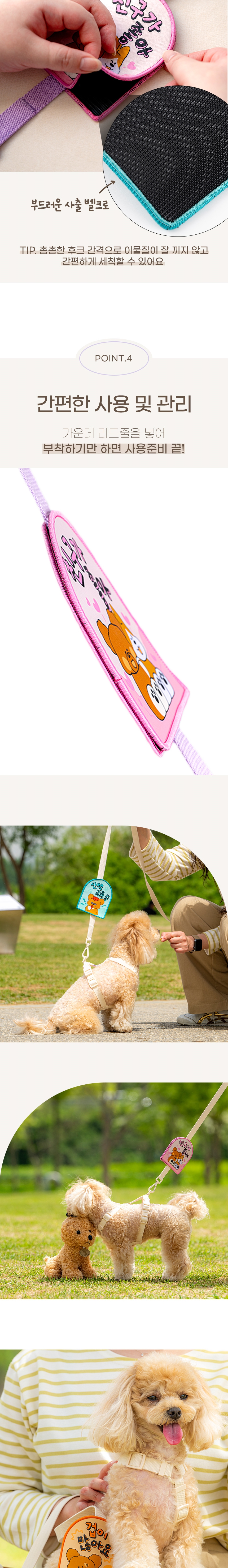 [무료배송] 펫트리움 강아지 산책와펜 네임택 강아지 인식표 4번째