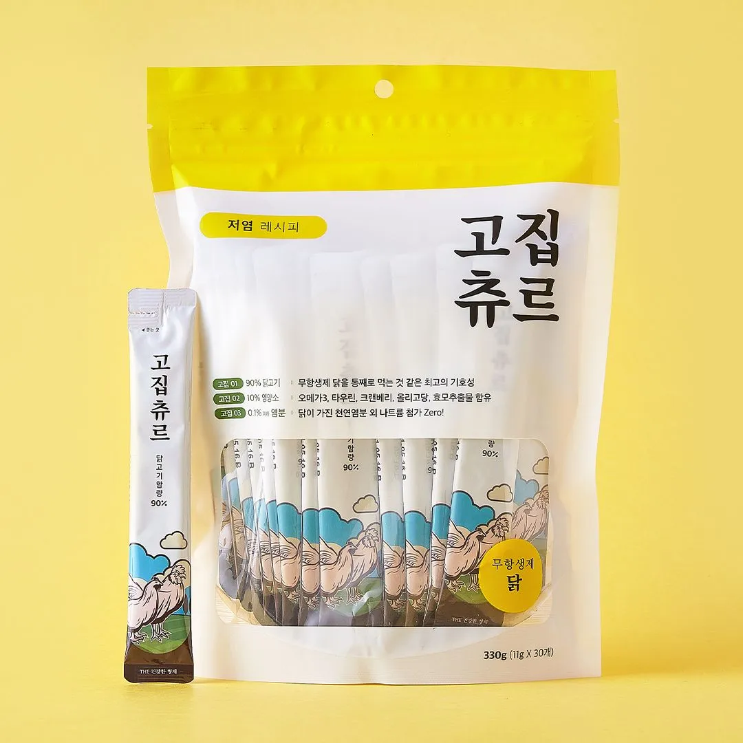 고집츄르 캣 무항생제 닭 11g*30p