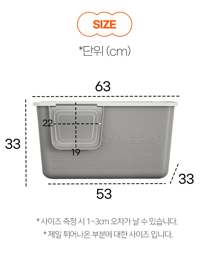 [NEW신상][무료배송] [모래삽포함] 개과천선 캣 샌드가든 화장실 (A타입/B타입) 12번째