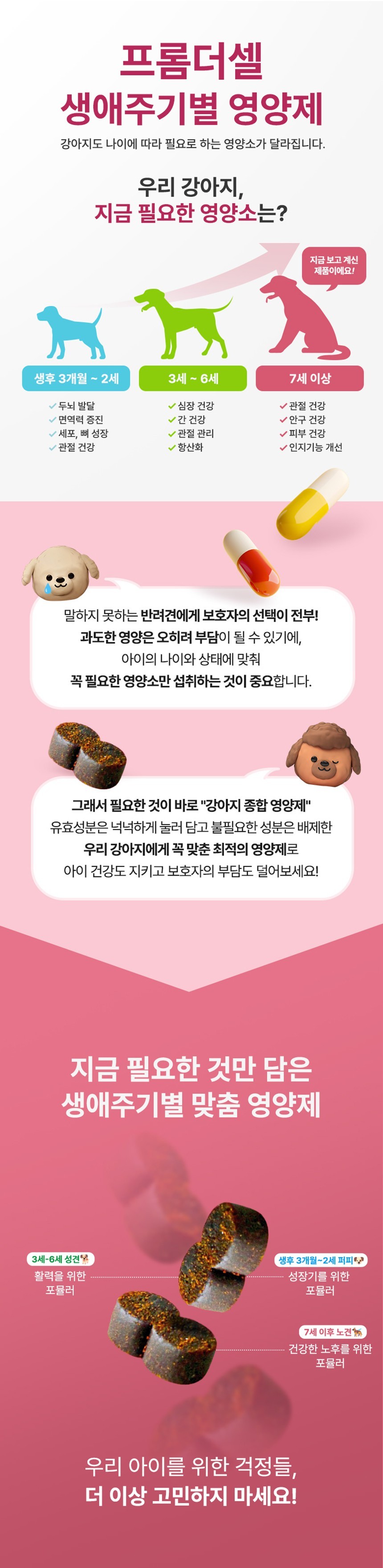 [무료배송] 프롬더셀 시니어 에이징 라인 노견 영양제 3g*30정 4번째