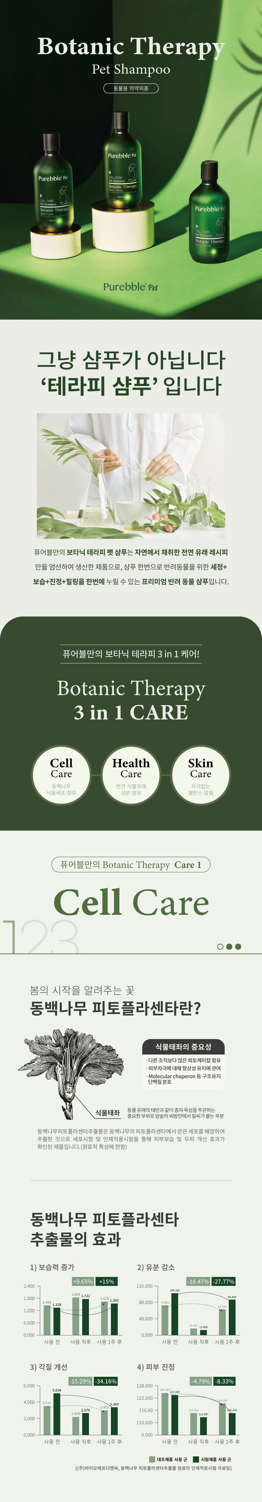 퓨어블 보타닉 샴푸 시리즈1 허브 테라피 300ml 1번째