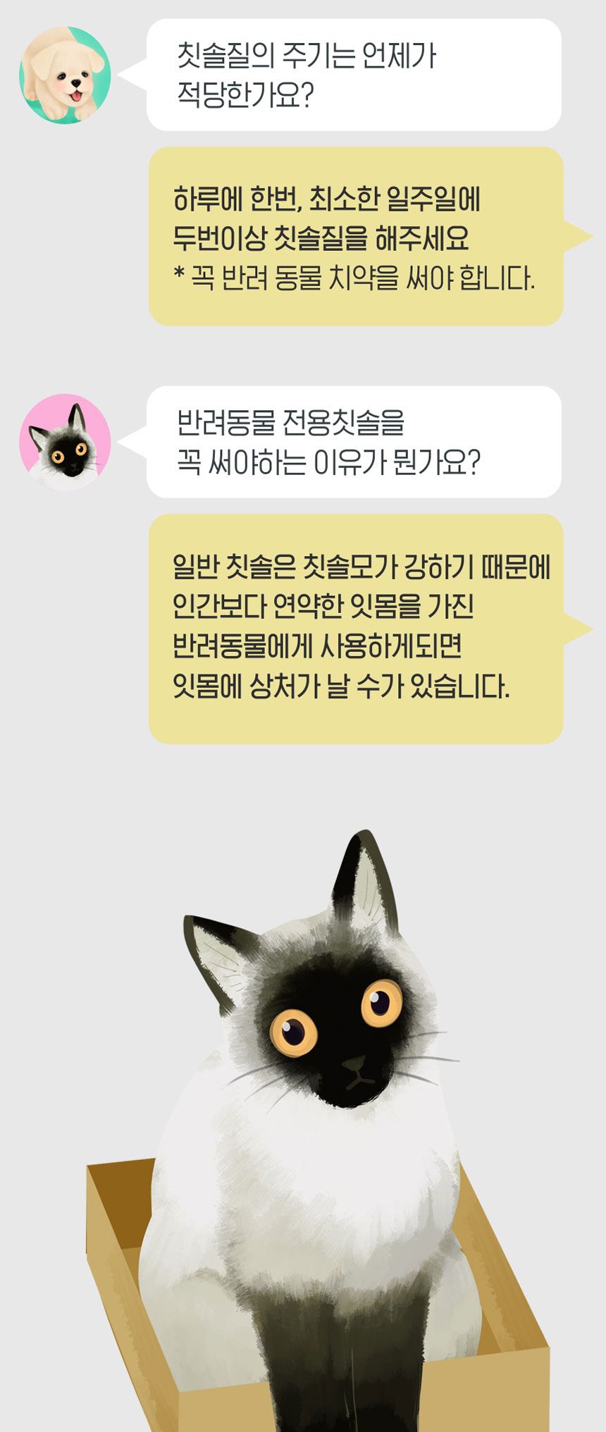 [무료배송] 원헬스 실리콘 칫솔 블루 중형 14번째